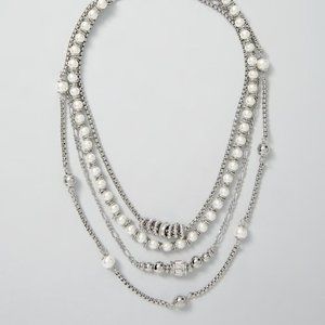 WHBM Convertible Multi-Row Necklace